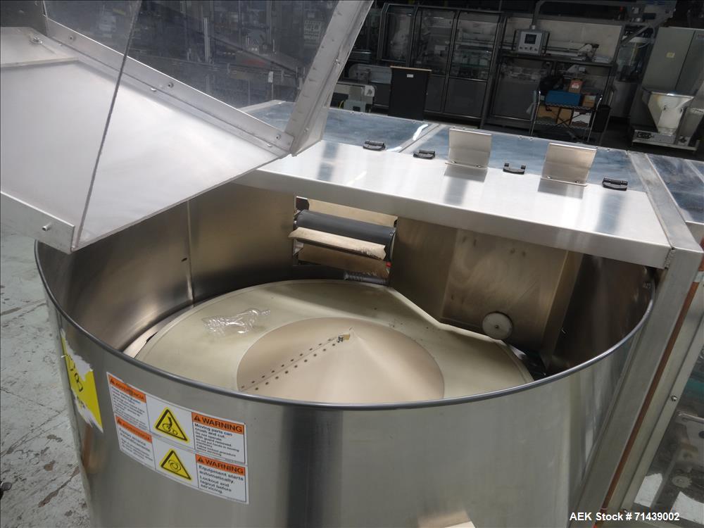 Used Sympac Model 16/16/4 Tribloc 16.9 oz Bottle Water Filling Line