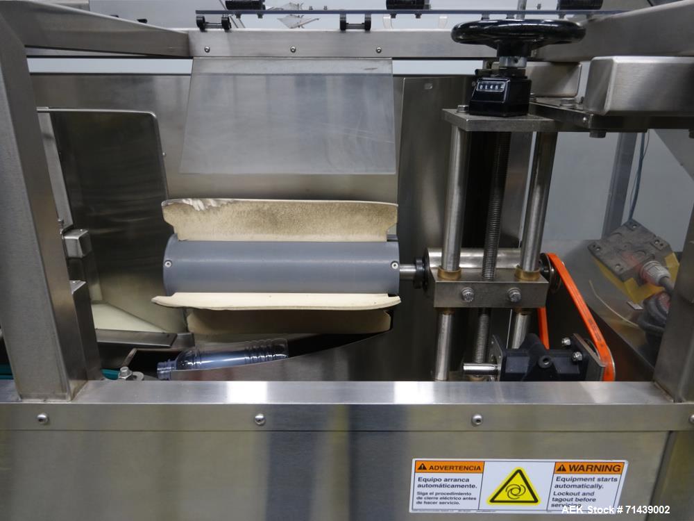 Used Sympac Model 16/16/4 Tribloc 16.9 oz Bottle Water Filling Line