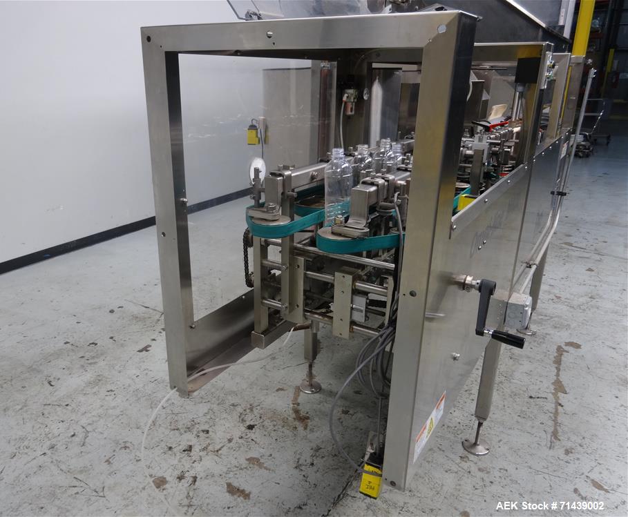 Used Sympac Model 16/16/4 Tribloc 16.9 oz Bottle Water Filling Line