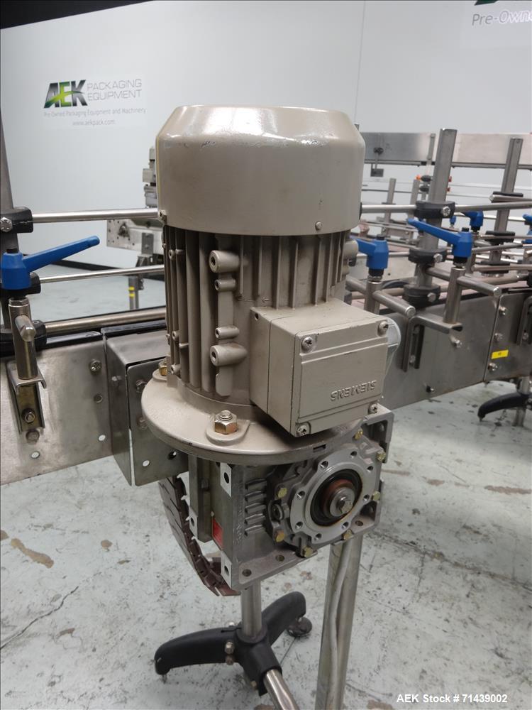 Used Sympac Model 16/16/4 Tribloc 16.9 oz Bottle Water Filling Line