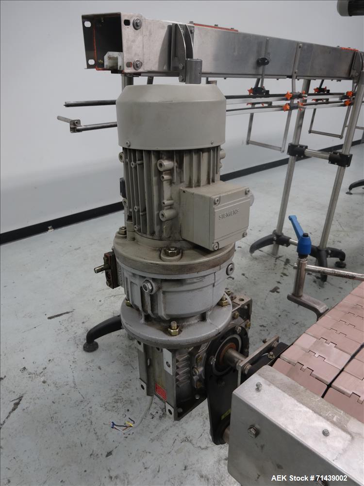 Used Sympac Model 16/16/4 Tribloc 16.9 oz Bottle Water Filling Line