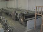 Used I&H Pasteurizer/Cooler, Approximately 14' x 60', Stainless Steel. Cooling tunnel with plastic Intralox-style belt. Discharge end drive. Modular construction consisting of (7) 8’ long sections. I...