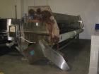 Used I&H Pasteurizer/Cooler, Approximately 14' x 60', Stainless Steel. Cooling tunnel with plastic Intralox-style belt. Discharge end drive. Modular construction consisting of (7) 8’ long sections. I...