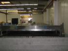 Used I&H Pasteurizer/Cooler, Approximately 14' x 60', Stainless Steel. Cooling tunnel with plastic Intralox-style belt. Discharge end drive. Modular construction consisting of (7) 8’ long sections. I...