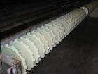 Used I&H Pasteurizer/Cooler, Approximately 14' x 60', Stainless Steel. Cooling tunnel with plastic Intralox-style belt. Discharge end drive. Modular construction consisting of (7) 8’ long sections. I...