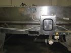 Used I&H Pasteurizer/Cooler, Approximately 14' x 60', Stainless Steel. Cooling tunnel with plastic Intralox-style belt. Discharge end drive. Modular construction consisting of (7) 8’ long sections. I...