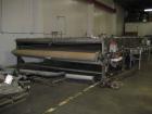 Used I&H Pasteurizer/Cooler, Approximately 14' x 60', Stainless Steel. Cooling tunnel with plastic Intralox-style belt. Discharge end drive. Modular construction consisting of (7) 8’ long sections. I...