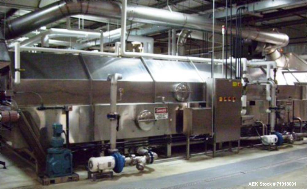 Used Cooling Tunnel that was converted to be used as a Pasteurizing / Cooling