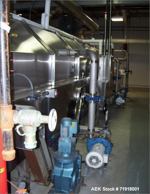 Used- Cooling Tunnel that was converted to be used as a Pasteurizing / Cooling