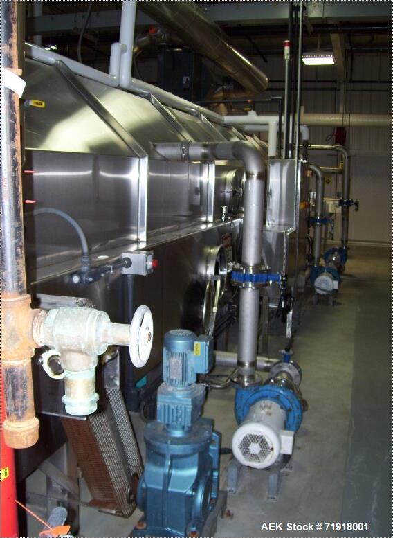 Used- Cooling Tunnel that was converted to be used as a Pasteurizing / Cooling