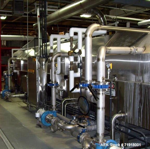 Used- Cooling Tunnel that was converted to be used as a Pasteurizing / Cooling