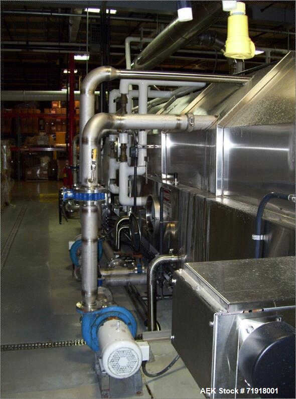 Used- Cooling Tunnel that was converted to be used as a Pasteurizing / Cooling