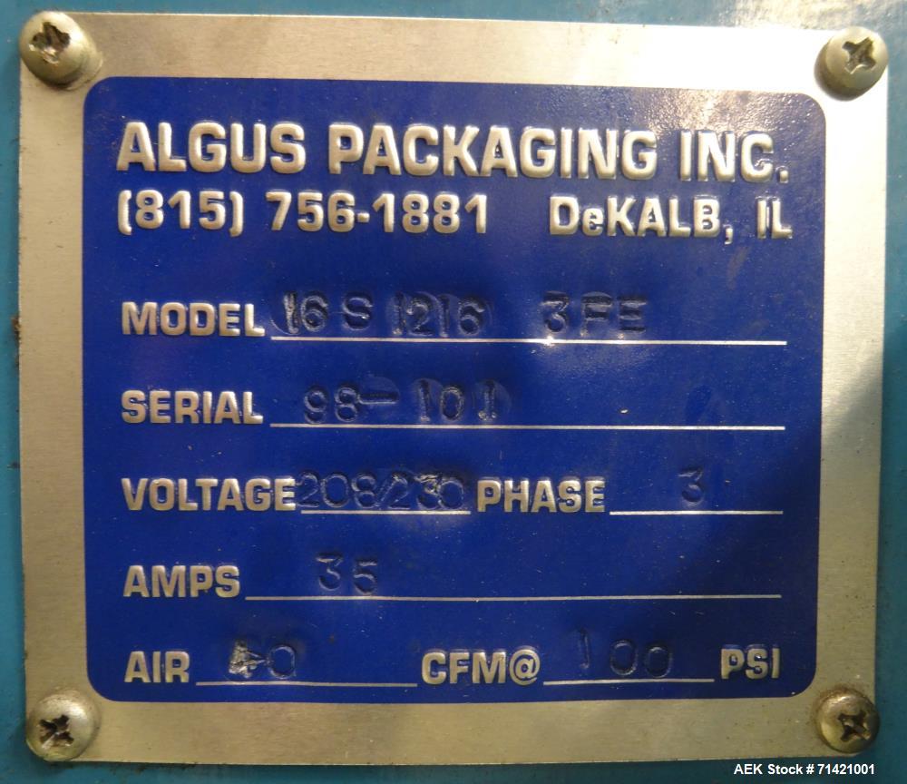 Used Algus Model 16S-1216 3EE Carousel Blister Sealer