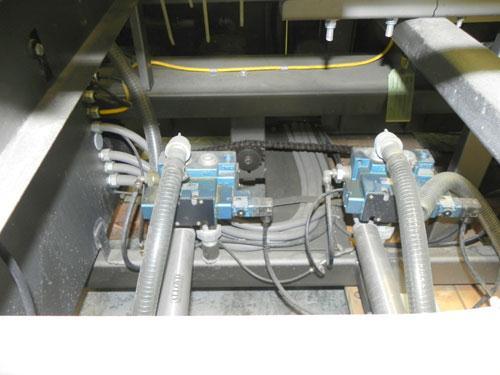 Used Alloyd Model 16SC1216 Blister Sealer. Capable of speeds from 6 to 20 cycles per minute. Has 16 stations with 12" (wide) X 16" (long) seal area. Machine has (8) load stations. Seal temperature ra...