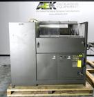 Used Alloyd Model 16SC1216 Blister Sealer. Capable of speeds from 6 to 20 cycles per minute. Has 16 stations with 12