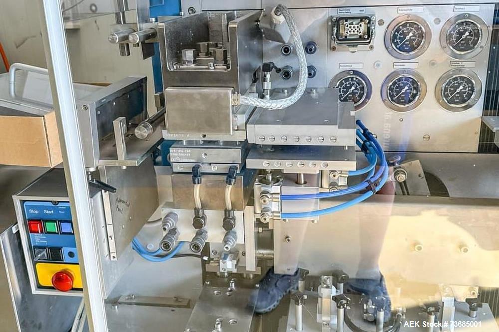 Used Uhlmann UPS 300 Automatic Inline Blister Sealer – Pharmaceutical Blister Packaging Machine for PVC/ALU Blisters