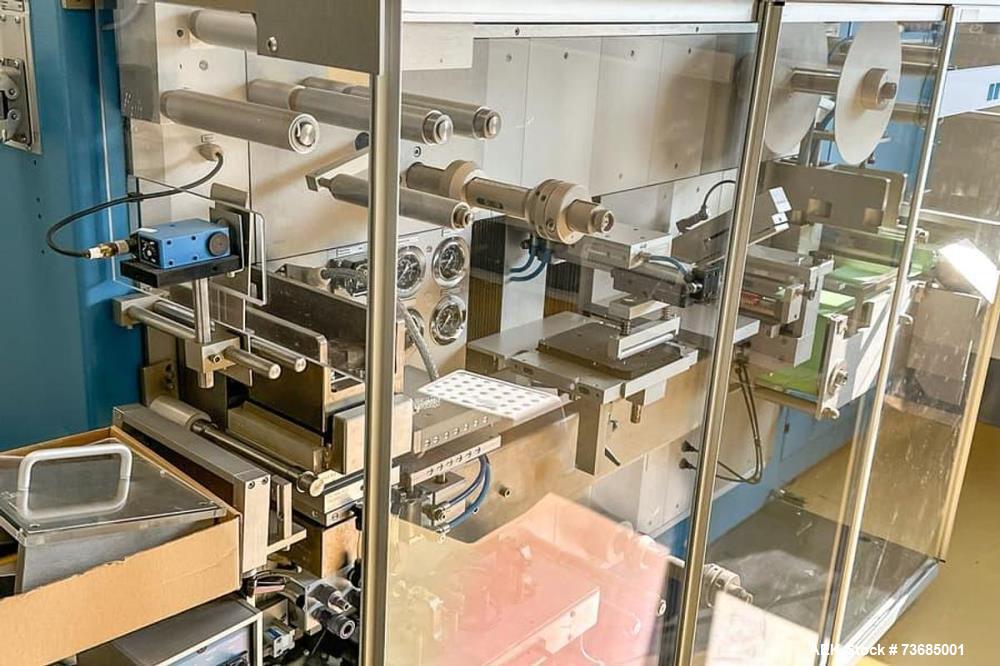 Used Uhlmann UPS 300 Automatic Inline Blister Sealer – Pharmaceutical Blister Packaging Machine for PVC/ALU Blisters