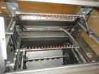 Used Alloyd Straight Line Blister Card Sealer, Model 13SL14284FE, Serial #2000-099. Manual load, max seal area is 14