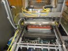 Used Alloyd Straight Line Blister Card Sealer, Model 13SL14284FE, Serial #2000-099. Manual load, max seal area is 14
