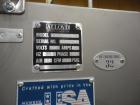 Used Alloyd Straight Line Blister Card Sealer, Model 13SL14284FE, Serial #2000-099. Manual load, max seal area is 14