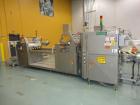 Used Alloyd Straight Line Blister Card Sealer, Model 13SL14284FE, Serial #2000-099. Manual load, max seal area is 14