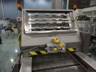 Used Alloyd Straight Line Blister Card Sealer, Model 155C1428, Serial #97302.  Manual load, max seal area is 14