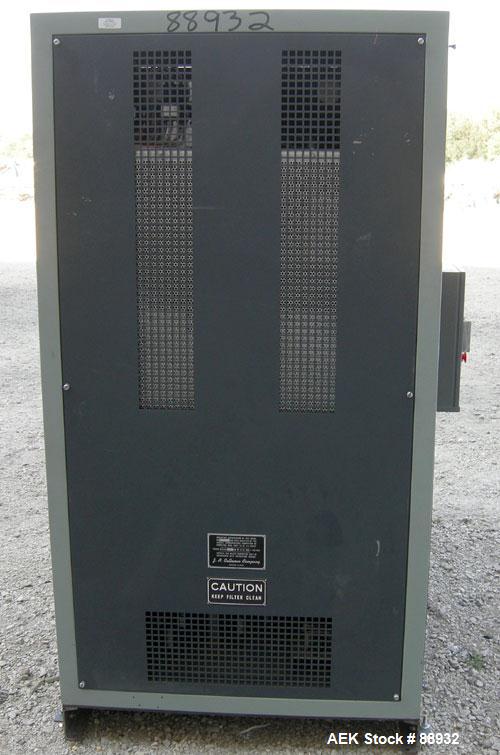 USED: Callanan RF sealing machine, 10 kw, model 100SP. 18" x 24" press, heated upper plate 14" x 20". Equipped with separate grid and plate meters, solid state rectifiers, tube type fast arc suppress...