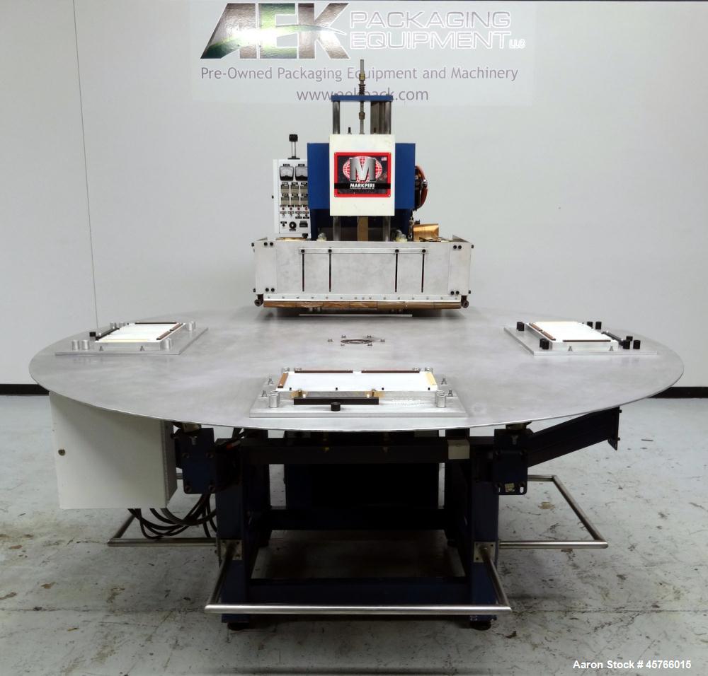 Used Markperi Model MP10 DS RF Welder/Rotary Blister Sealer