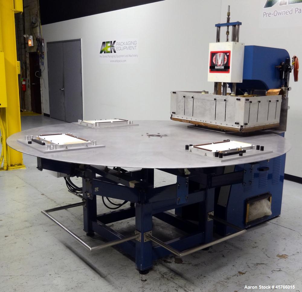 Used Markperi Model MP10 DS RF Welder/Rotary Blister Sealer