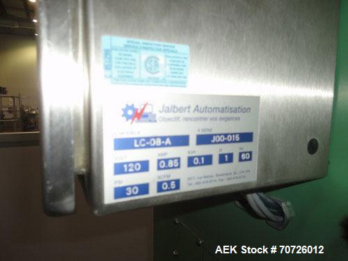 Used Alloyd Model 4S-1216 Four Station Rotary Blister Sealer. Capable of speeds 10 to 20 indexes per minute, indexes per minute multiplied by the number of packages per nesting tray. Package size max...