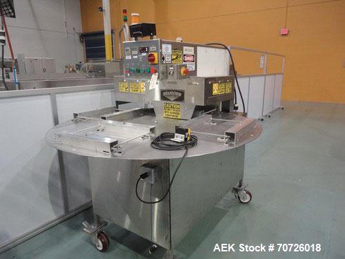 Used Starview 4 Position Rotary Card Sealer, Model ERB-F-7-18X22, Serial #1174, new 1998, 1/60/220V. Manual load product, portable. Machine features one seal station with multiple loading stations fo...