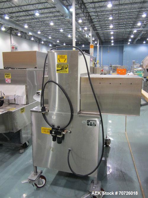 Used Starview 4 Position Rotary Card Sealer, Model ERB-F-7-18X22, Serial #1174, new 1998, 1/60/220V. Manual load product, portable. Machine features one seal station with multiple loading stations fo...