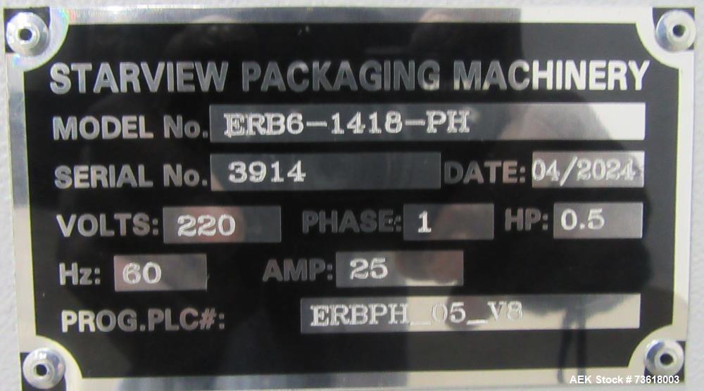 Starview ERB/PH6-1418 Rotary Blister Sealer – Pharmaceutical Packaging Machine