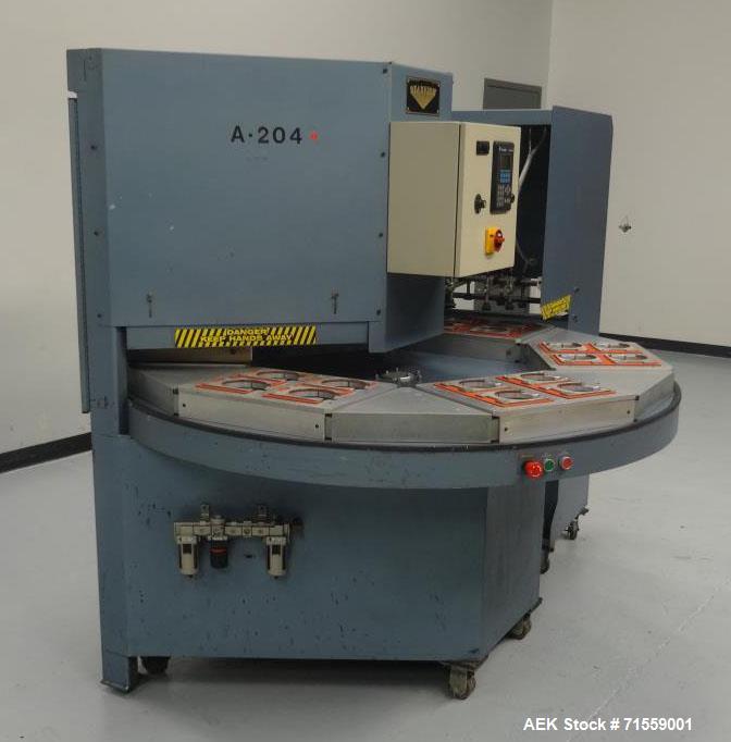 Used Starview Model PHS6-1418 Semi-Automatic Rotary Blister Sealer