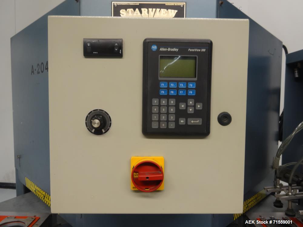Used Starview Model PHS6-1418 Semi-Automatic Rotary Blister Sealer