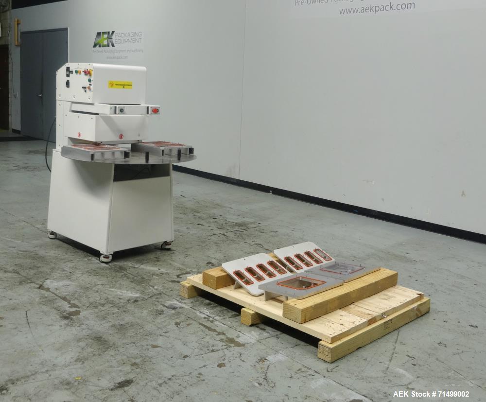 Used Visual Packaging System Pharmaceutical Semi-Auto Rotary Blister Sealer