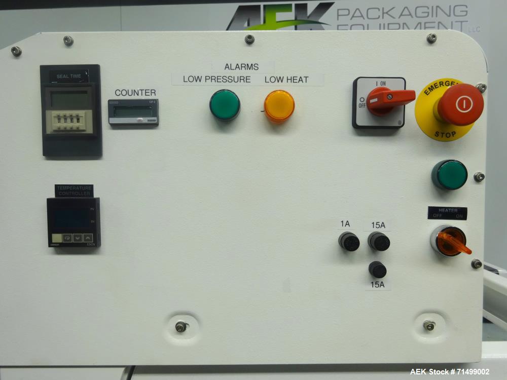 Used Visual Packaging System Pharmaceutical Semi-Auto Rotary Blister Sealer