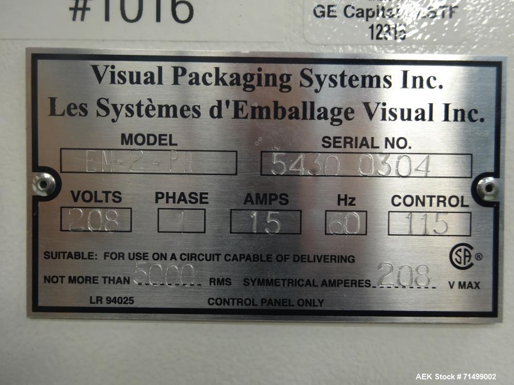 Used Visual Packaging System Pharmaceutical Semi-Auto Rotary Blister Sealer