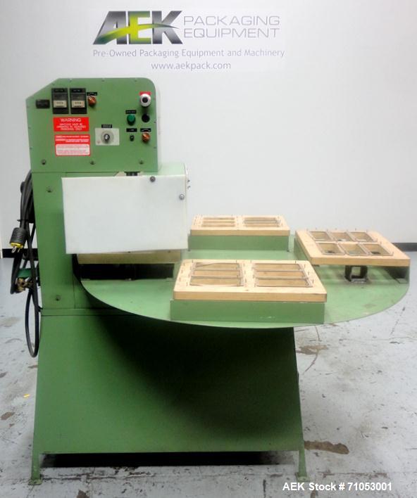 Used Visual Pack Model SDS4 Visual Four Station Rotary Blister Sealer