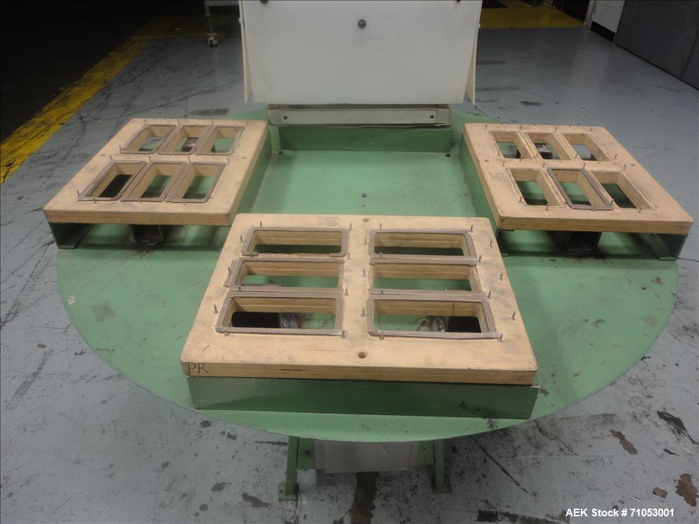 Used Visual Pack Model SDS4 Visual Four Station Rotary Blister Sealer