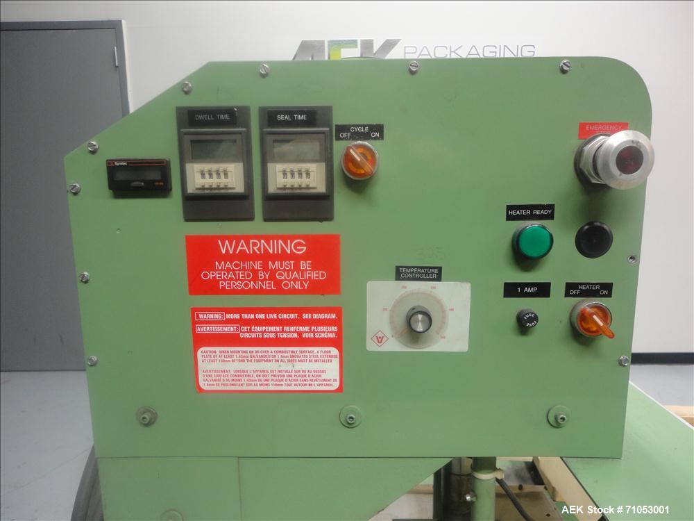 Used Visual Pack Model SDS4 Visual Four Station Rotary Blister Sealer