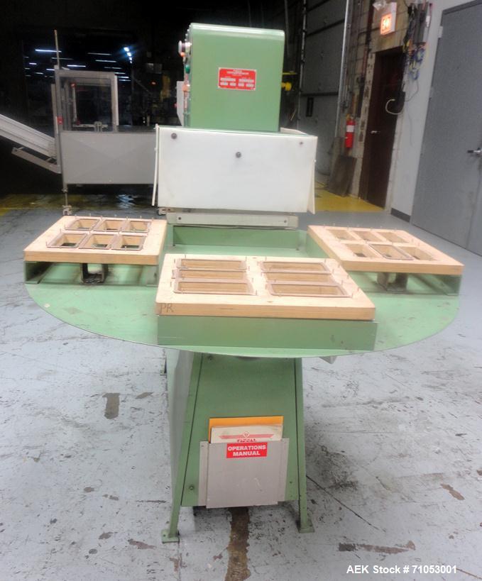 Used Visual Pack Model SDS4 Visual Four Station Rotary Blister Sealer