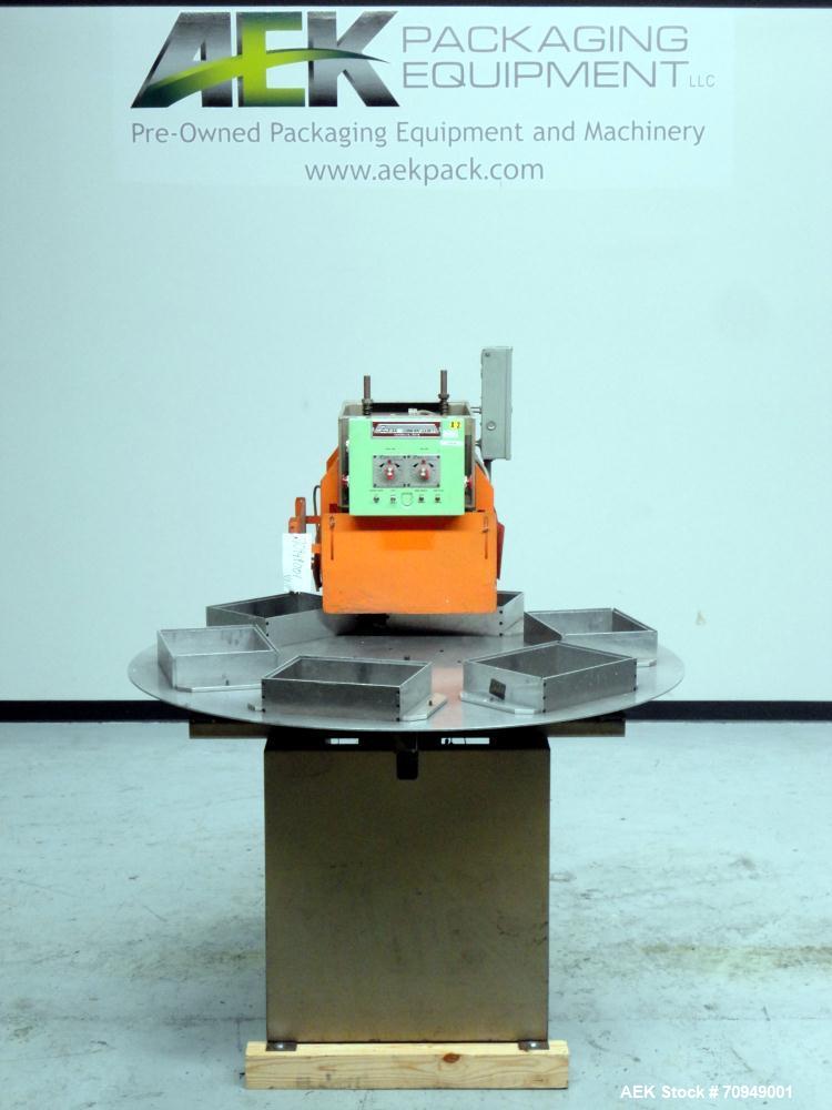 Used Zed Model 15RS Six Station Rotary Blister Heat Sealer