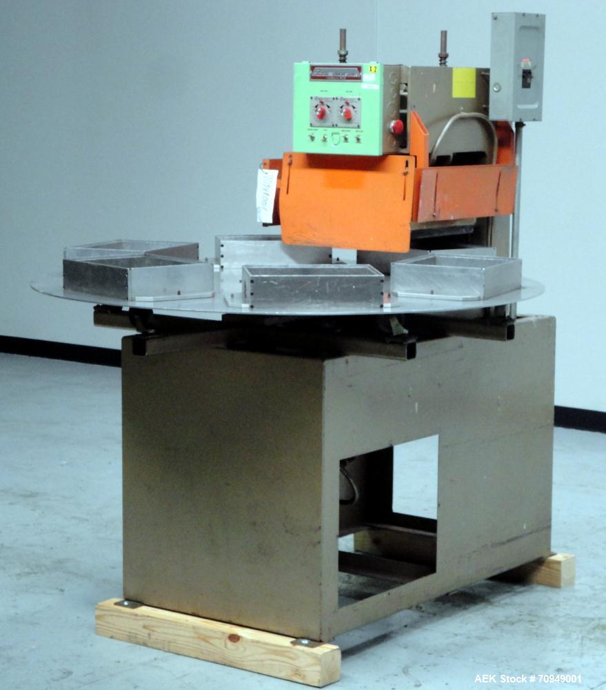 Used Zed Model 15RS Six Station Rotary Blister Heat Sealer