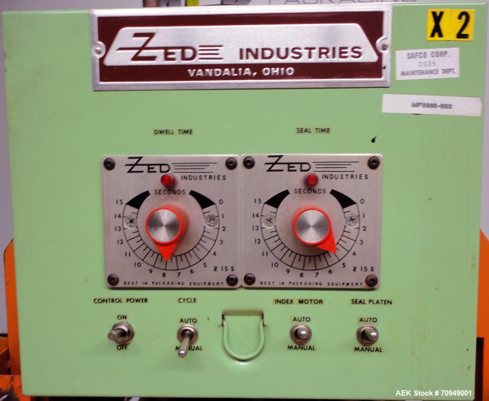 Used- Zed Model 15RS Six Station Rotary Blister Heat Sealer