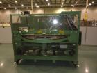 Used Alloyd Model 4S-1216 Four Station Rotary Blister Sealer. Capable of speeds 10 to 20 indexes per minute, indexes per minute multiplied by the number of packages per nesting tray. Package size max...