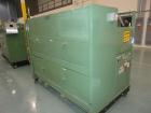 Used Alloyd Model 4S-1216 Four Station Rotary Blister Sealer. Capable of speeds 10 to 20 indexes per minute, indexes per minute multiplied by the number of packages per nesting tray. Package size max...