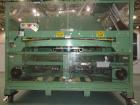 Used Alloyd Model 4S-1216 Four Station Rotary Blister Sealer. Capable of speeds 10 to 20 indexes per minute, indexes per minute multiplied by the number of packages per nesting tray. Package size max...