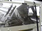 Used Alloyd Brands Four Station Rotary Blister Sealer, Model 4SM1216sn 93-824. Capable of speeds 10 to 20 indexes per minute, indexes per minute multiplied by the number of packages per nesting tray....