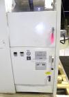 Used Alloyd Brands Four Station Rotary Blister Sealer, Model 4SM1216sn 93-824. Capable of speeds 10 to 20 indexes per minute, indexes per minute multiplied by the number of packages per nesting tray....